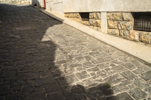 Stone Sidewalk Repair in Poughkeepsie