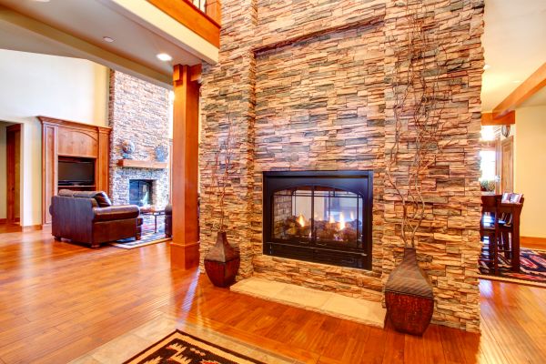 Stone Hearth Installation in Poughkeepsie